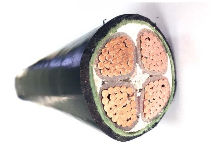XLPE는 PVC 칼집 185를 전기 케이블 거기 스퀘어 mm가 LV 기갑 고압선을 응어리를 빼는 격리했습니다