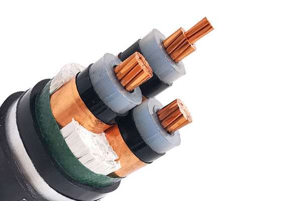 중국 SWA 4x35mm2 Oxygen-Free Copper PVC Insulated Steel Wire Armoured Power Cable for Direct Burial 0.6/1kV 공급자