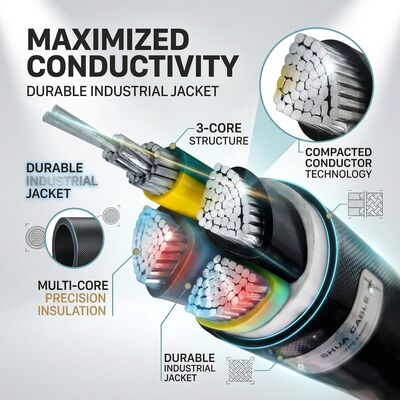 중국 VGV 3x2.5mm2 PVC Insulated Cable 105C Heat Resistant Industrial Wiring 450/750V IEC60228 공급자