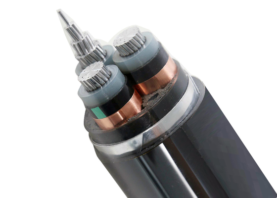 첸후아 그룹 240mm2 XLPE 3 코어 장갑 MV 전기 케이블 배선 가연 15kV 강철 테이프 장갑 알루미늄 케이블 협력 업체