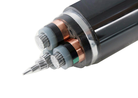 첸후아 그룹 240mm2 XLPE 3 코어 장갑 MV 전기 케이블 배선 가연 15kV 강철 테이프 장갑 알루미늄 케이블 협력 업체