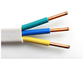 백색 색깔을 가진 가구의 편평한 PVC에 의하여 격리되는 전기 케이블 철사 3 핵심 x2.5SQMM 단단한 칼집 선 협력 업체