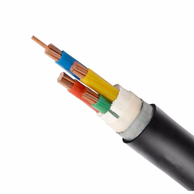 온도 XLPE 단열 전력 케이블 구리 선도자 0.6/1kV 90.C 검은 PVC 재킷 협력 업체