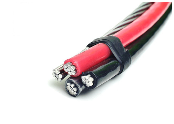 상하이 셩화 케이블 XLPE / PVC 절연 공중 번들 케이블, 삼중 서비스 드롭 케이블 협력 업체