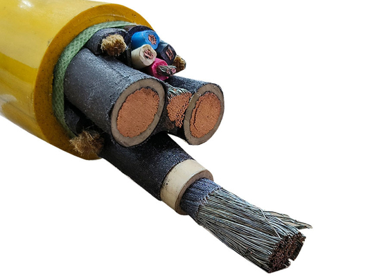 첸후아 전력 케이블 금속 차단 고무 껍질 케이블 0.66 / 1.14 KV CE KEMA 인증 협력 업체