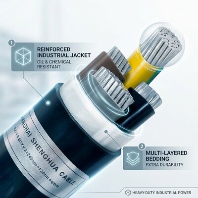 Oil Resistant Chemical Resistant PVC Insulated Cable 450/750V 3 Core Industrial Use 공급자