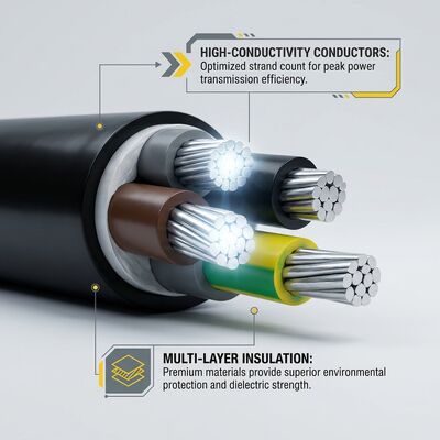 Waterproof Moisture Resistant PVC Insulated Cable 0.6/1kV 2 Core 2x4mm2 Outdoor Wet Area 공급자