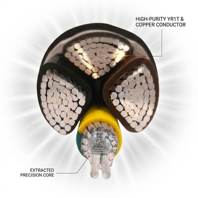 LSZH 7x1.5mm2 PVC Insulated Control Cable Halogen Free Subway 450/750V IEC60228 공급자