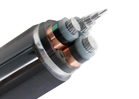 첸후아 그룹 240mm2 XLPE 3 코어 장갑 MV 전기 케이블 배선 가연 15kV 강철 테이프 장갑 알루미늄 케이블 협력 업체