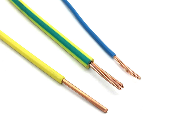 상하이 첸후아 PVC 타입 ST5 PVC 껍질 전기 케이블 와이어 구리 코어 지구 와이어 500v 협력 업체
