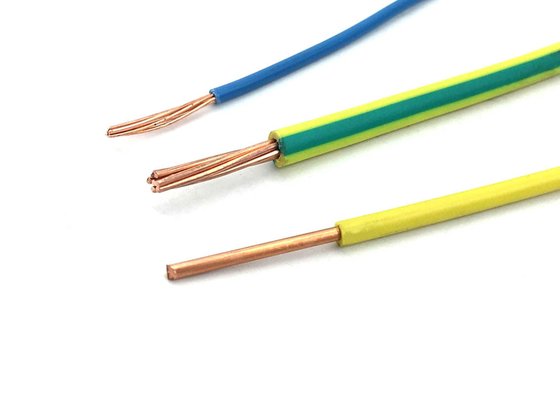 상하이 첸후아 PVC 타입 ST5 PVC 껍질 전기 케이블 와이어 구리 코어 지구 와이어 500v 협력 업체