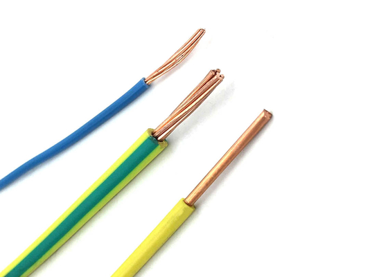 상하이 첸후아 PVC 타입 ST5 PVC 껍질 전기 케이블 와이어 구리 코어 지구 와이어 500v 협력 업체