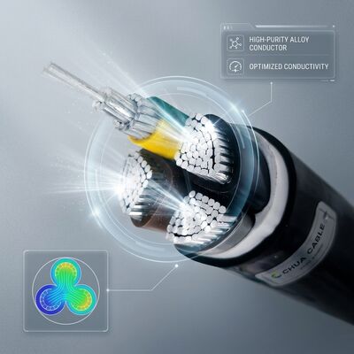 NYY 4x25mm2 PVC Insulated Cable 90C High Temperature Underground 0.6/1kV IEC60502 Power Wire