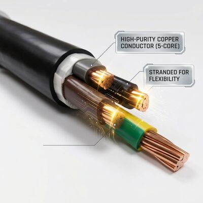 LSZH 3x2.5mm2 PVC Insulated Building Cable Low Smoke Zero Halogen Flame Retardant 450/750V